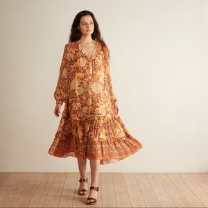 Spell & the Gypsy Collective Amethyst Dress in Amber Size small